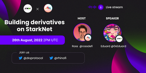 Building Derivatives on StarkNet