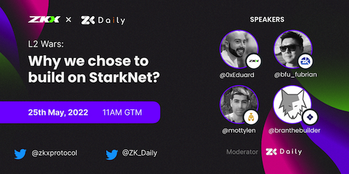 L2 Wars — Why we chose to build on StarkNet?